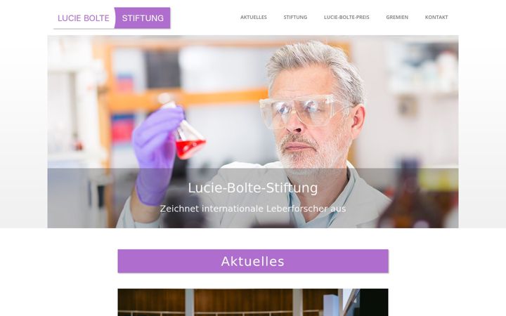 Screenshot of lucie-bolte-stiftung.de