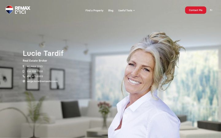 Screenshot of lucieetserge.ca