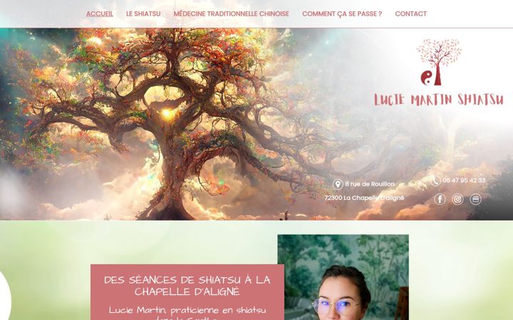 Screenshot of luciemartin-shiatsu.fr