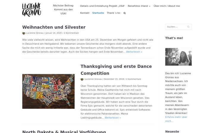 Screenshot of lucienne-gronau.de