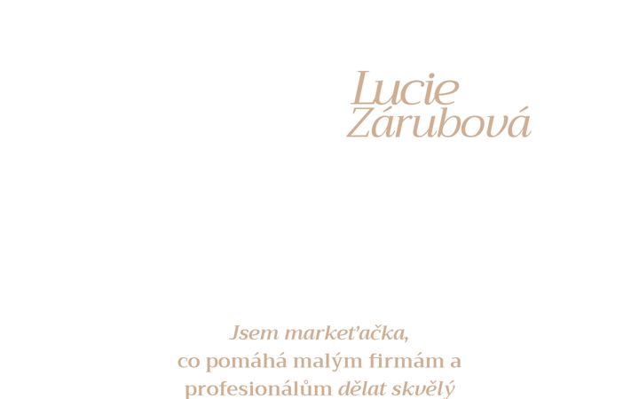 Ekraanipilt saidist luciezarubova.cz