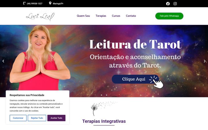 Screenshot of lucileal.com.br