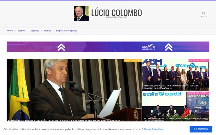Screenshot of luciocolombo.com.br