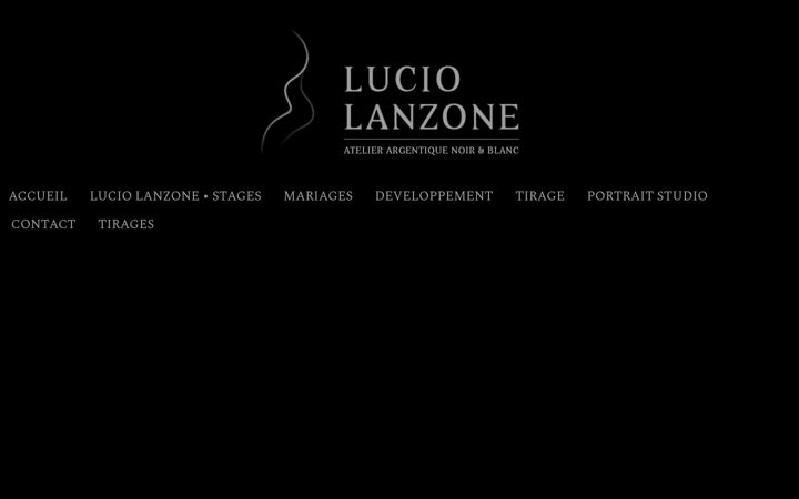 Screenshot of luciolanzone.fr