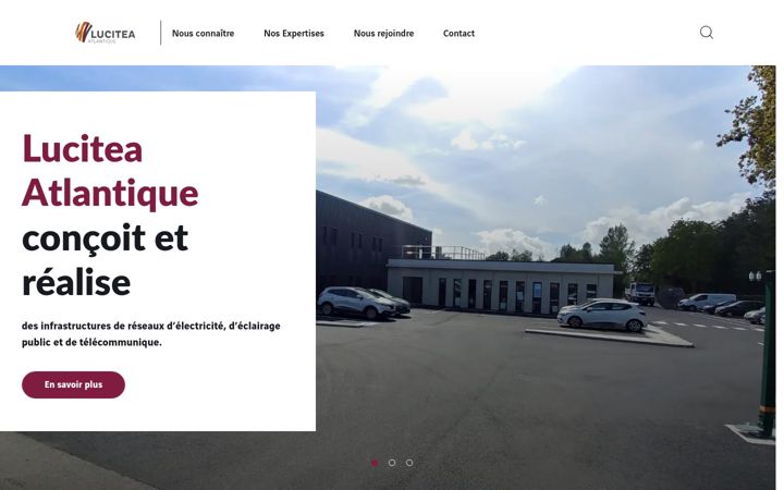 Screenshot of lucitea-atlantique.fr