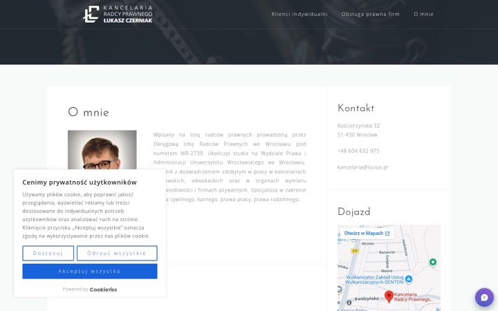 Screenshot of lucius.pl