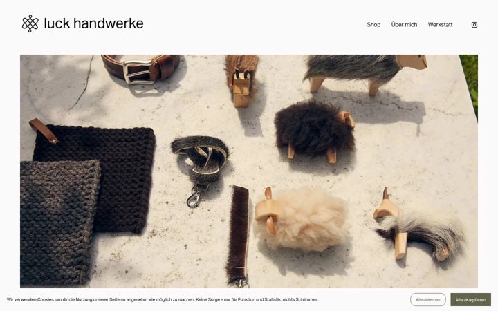 Screenshot of luck-handwerke.ch