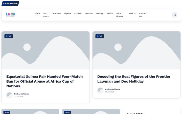 Screenshot of luckdigitalmedia.nl