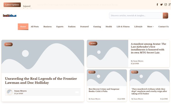 Screenshot of luckhub.nl