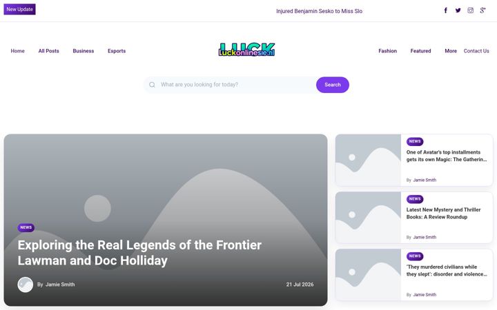 Screenshot of luckonlinesite.nl