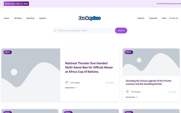 Screenshot of luckplusblog.nl