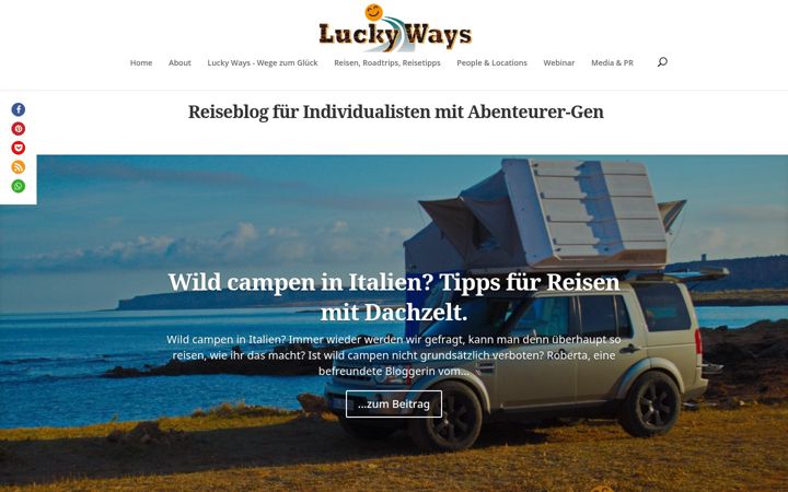Screenshot of lucky-ways.eu