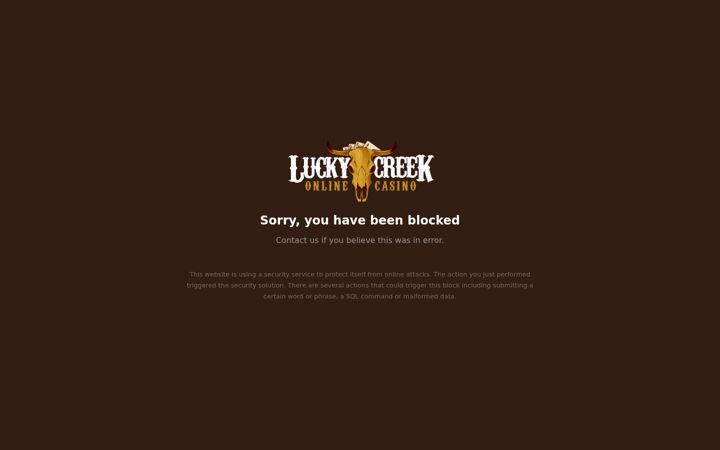 Screenshot of luckycreek.com