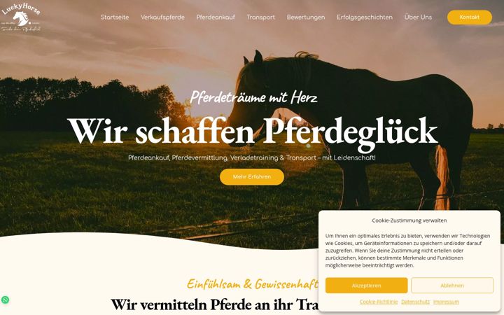 Screenshot of luckyhorse-enhofen.de
