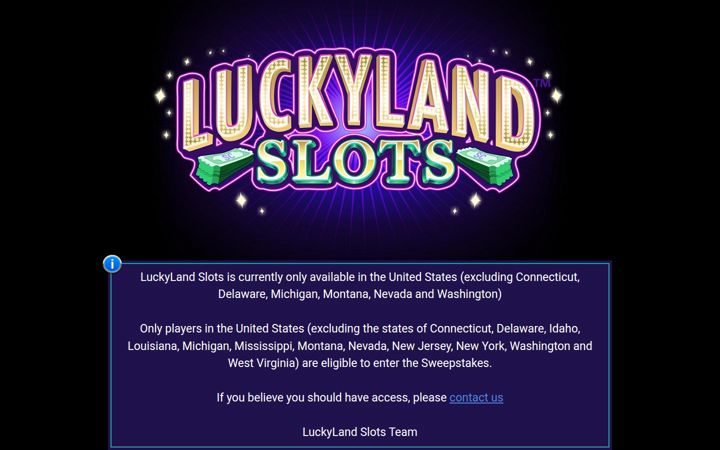 Screenshot of luckylandslots.com