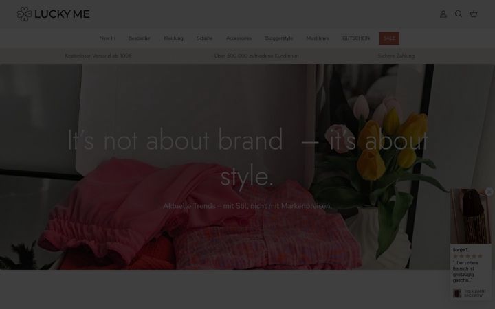 Screenshot of luckyme-online.de