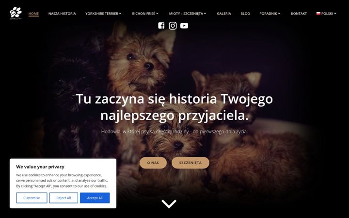 Screenshot of luckypets.com.pl