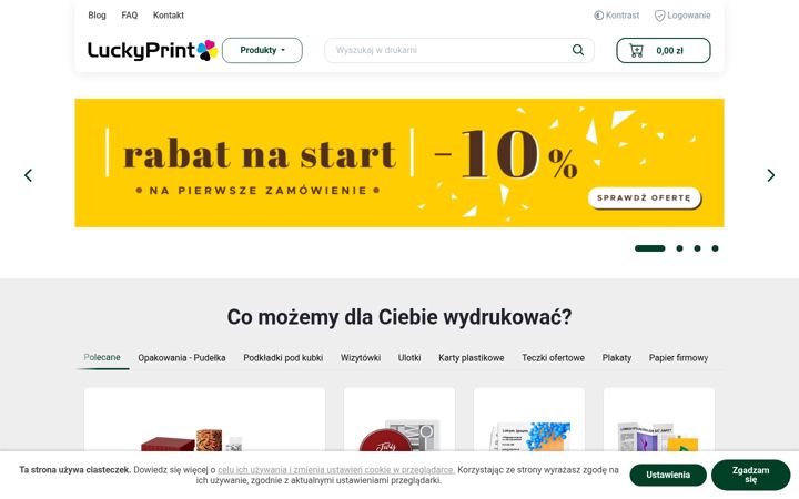 Screenshot of luckyprint.pl