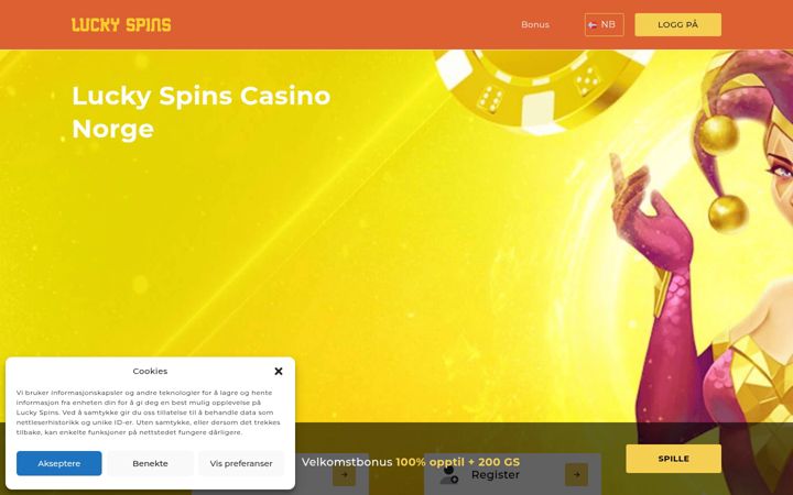Screenshot of luckyspinsapp.com