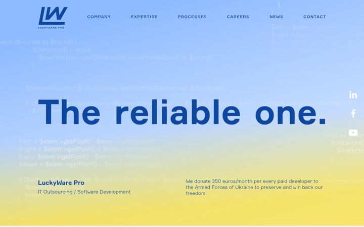 Screenshot of luckywarepro.com
