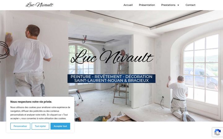 Screenshot of lucnivault.fr