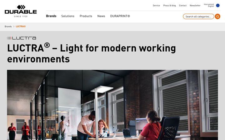 Screenshot of luctra.eu