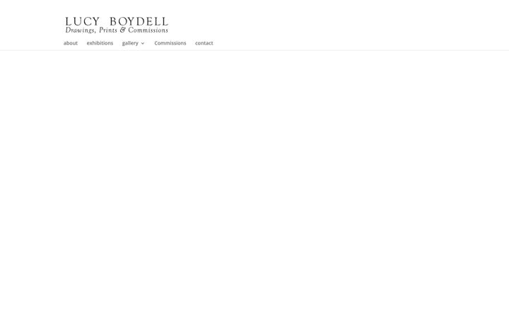 Screenshot of lucyboydell.com