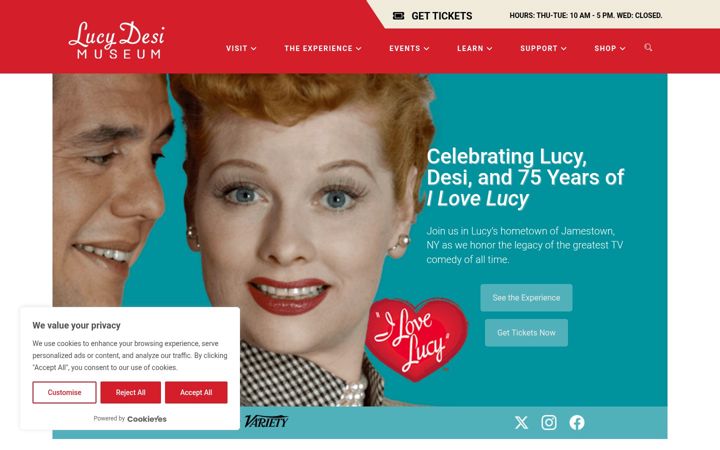 Screenshot of lucydesi.com