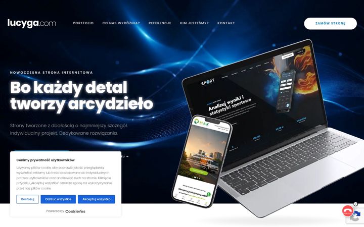 Screenshot of lucyga.com