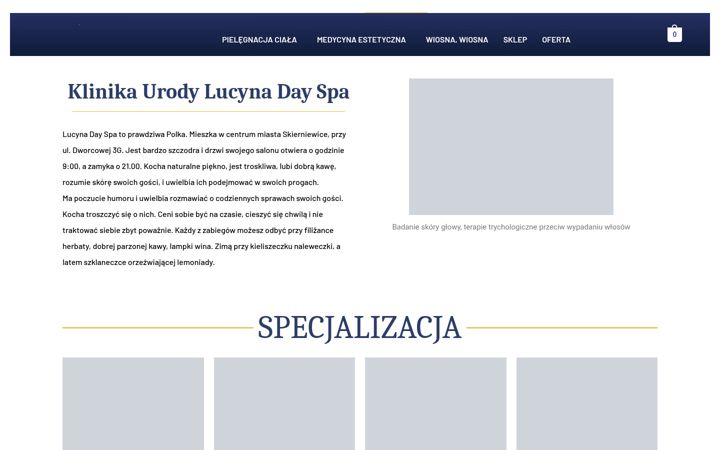 Screenshot of lucyna.com.pl