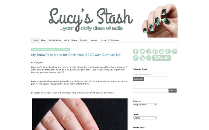 Screenshot of lucysstash.com