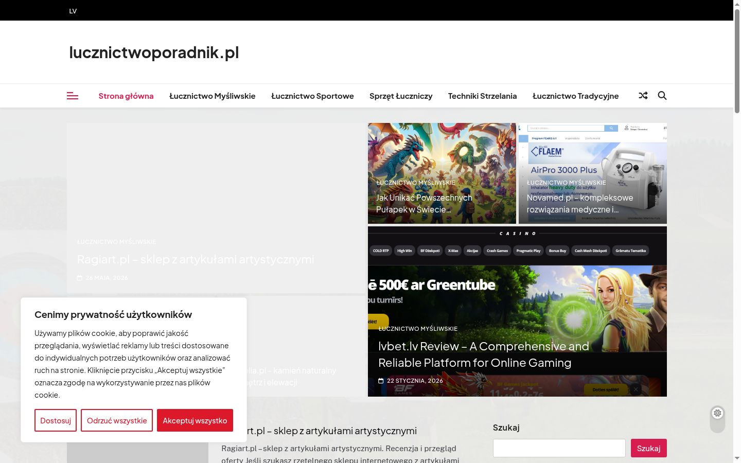 Képernyőkép a bármilyen interakció előtt megjelenő hozzájárulási bannerről