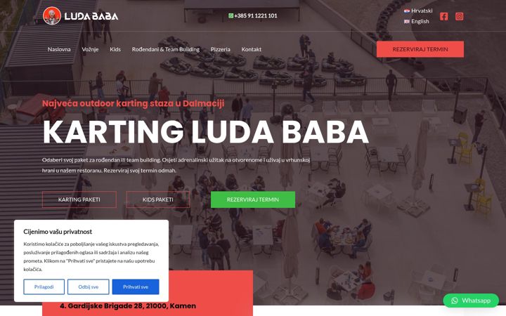 Screenshot of ludababa.com