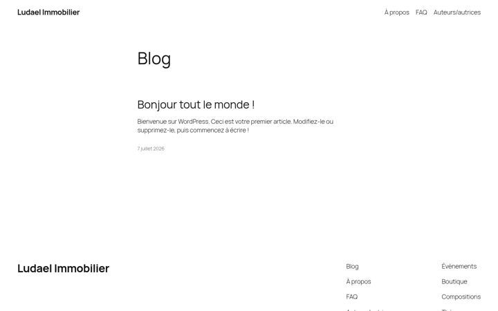 Screenshot of ludael-immobilier.com