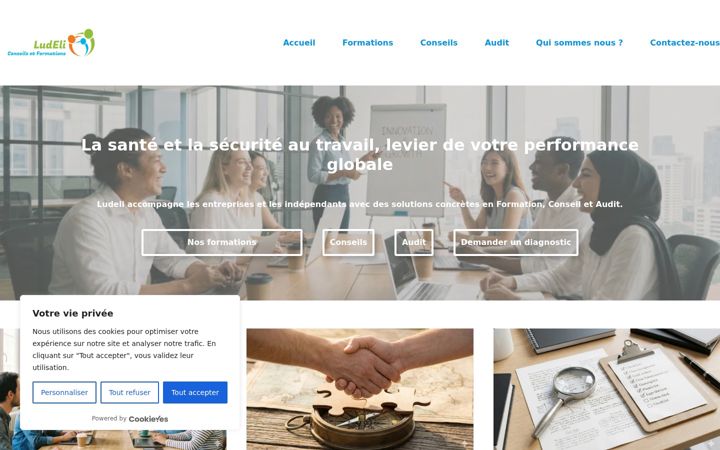 Screenshot of ludeli.fr