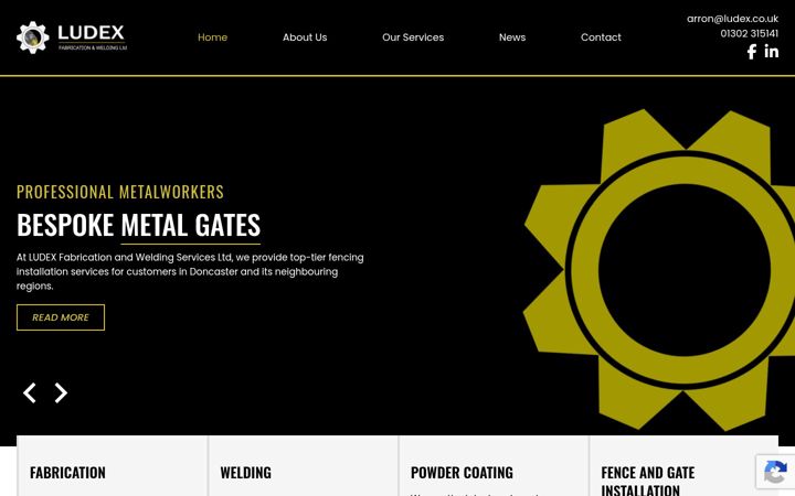 Screenshot of ludex.co.uk