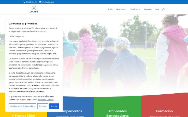 Screenshot of ludibe.com