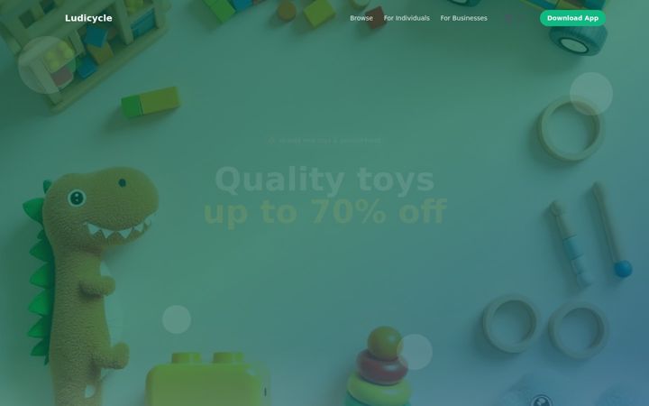 Screenshot of ludicycle.com