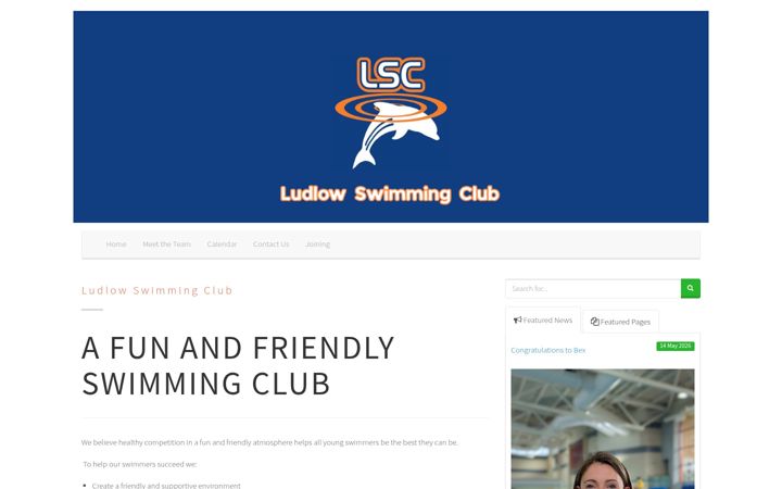 Screenshot of ludlowsc.org.uk