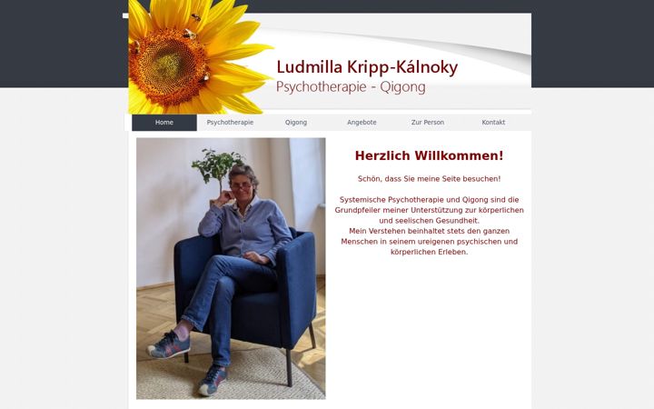 Screenshot of ludmillakripp.eu