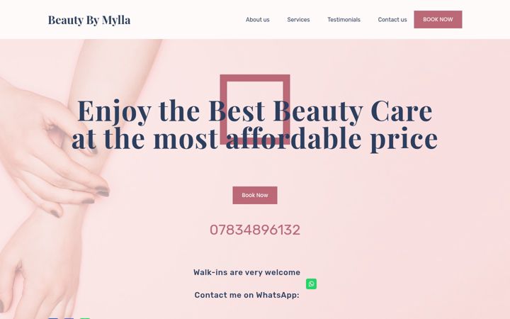 Screenshot of ludmylla.com