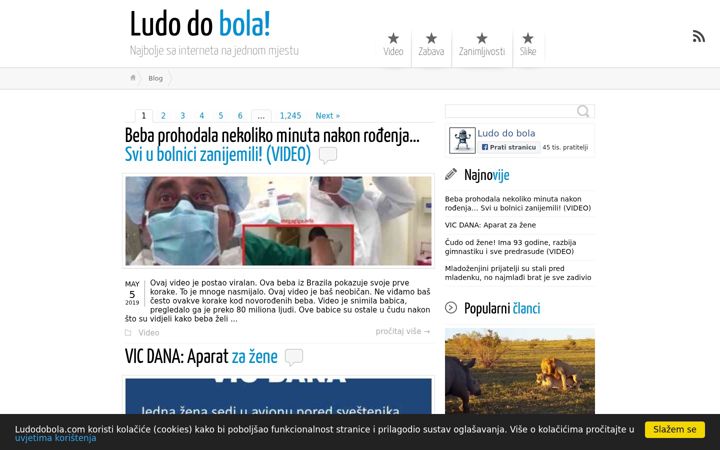 Screenshot of ludodobola.com