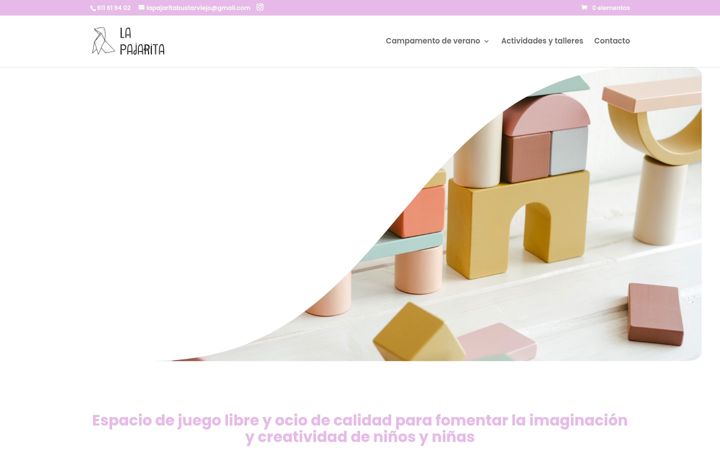 Screenshot of ludotecalapajarita.es