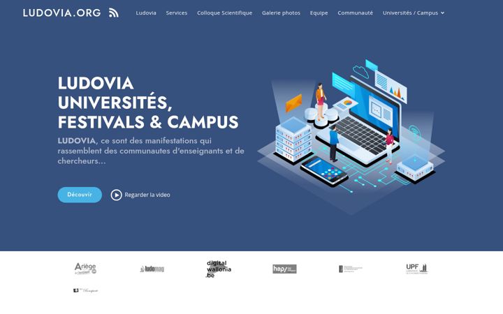 Screenshot of ludovia.org