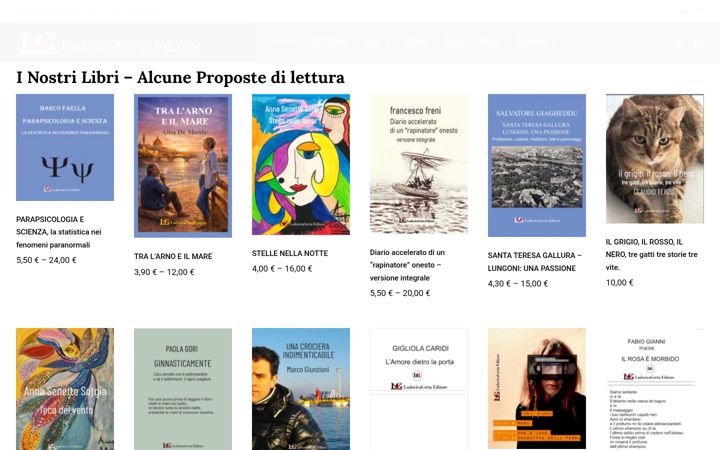 Screenshot of ludovicagretaeditore.it