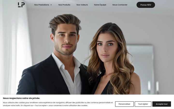 Screenshot of ludovicpeter.fr