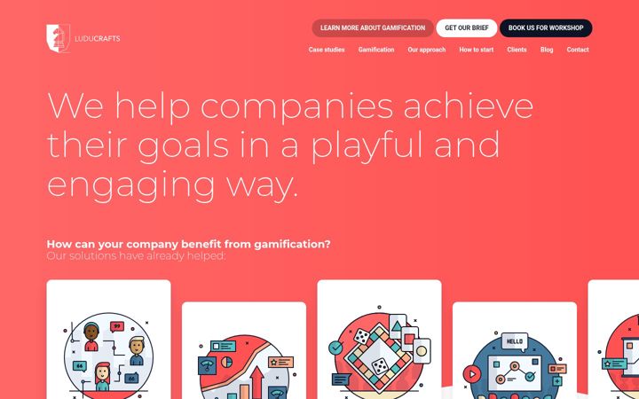 Screenshot of luducrafts.com