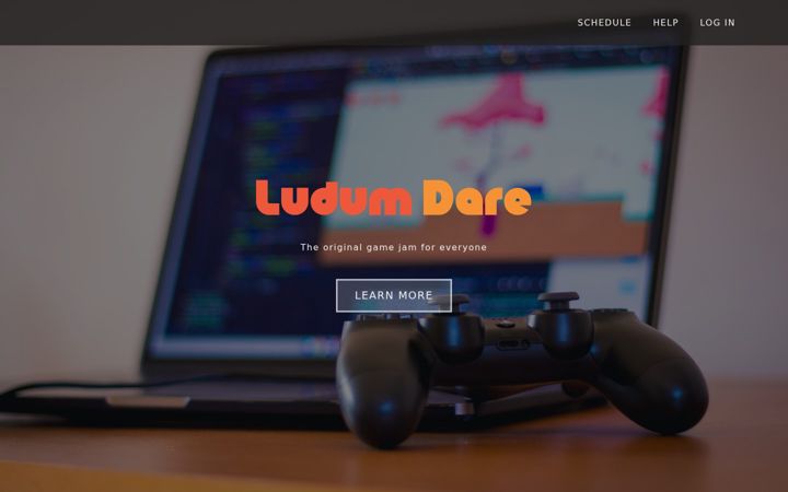 Screenshot of ludumdare.com