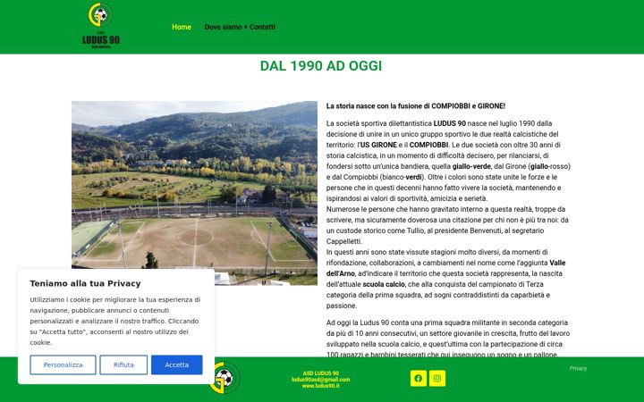 Screenshot of ludus90.it