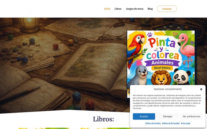 Screenshot of luduslibri.com